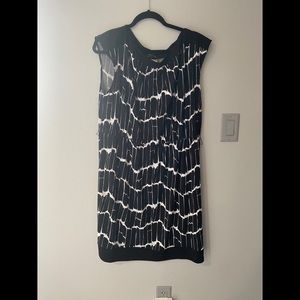 Max&Cleo Black & White Sleeveless Dress